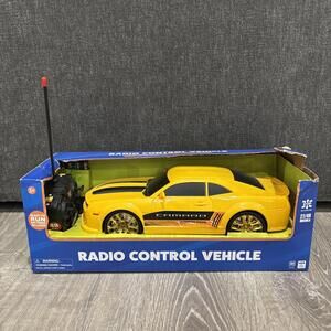 New Bright 1:10 Chevy Camaro Battery Radio Control Sports Car, Yellow